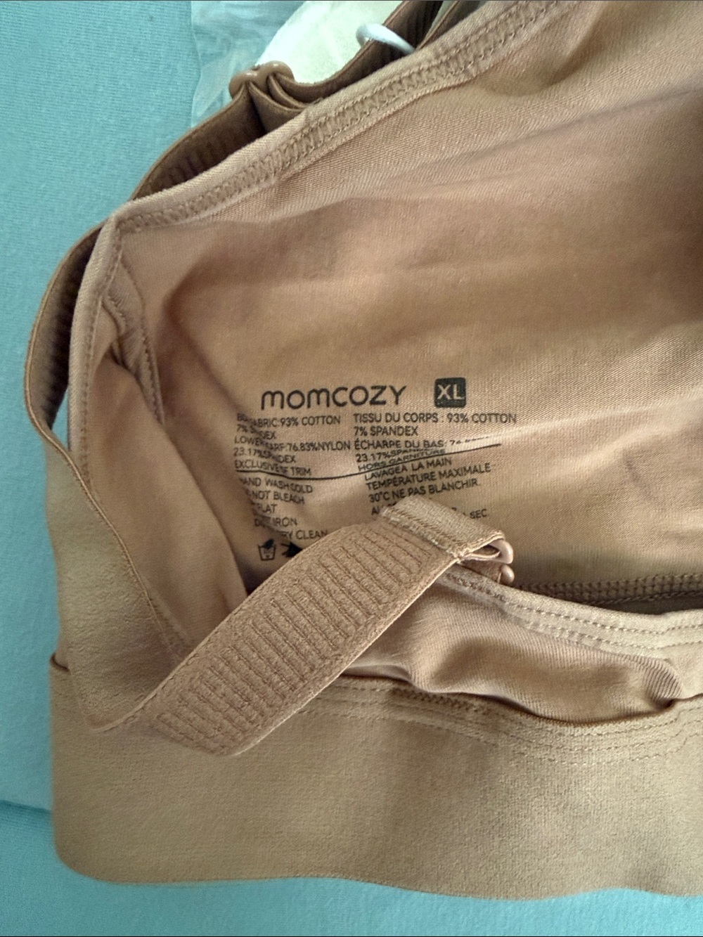 Momcozy Mocha Pumping Bra - Mocha, XL - Picture 8 of 10